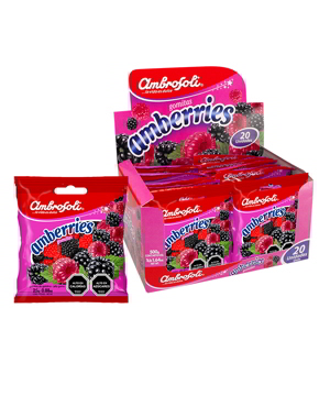 313570 Amberries Display 20x25g