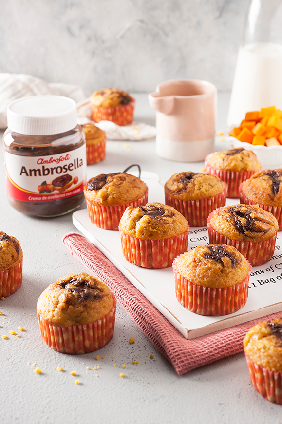 Muffins de zapallo y Ambrosella