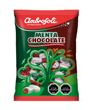 Caramelo Envuelto Menta Chocolate