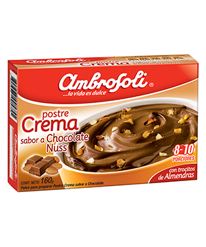 Postre Crema Ambrosoli Chocolate Nuss