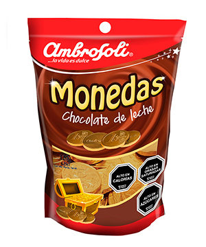 Monedas de Chocolate de Leche