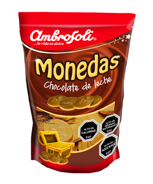 Monedas de Chocolate de Leche