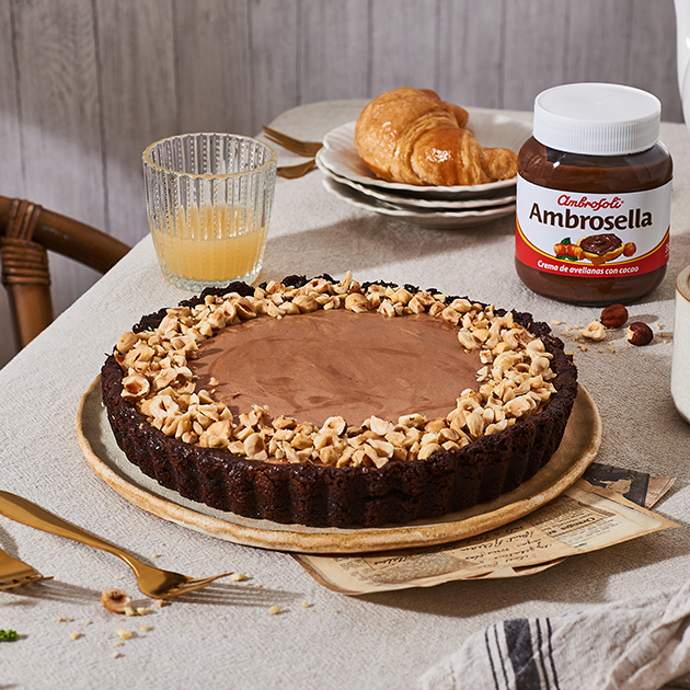Pie de brownie y Ambrosella