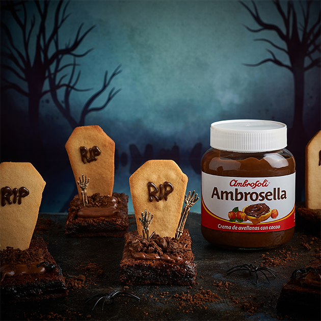 Brownies del terror – Tumbas chocolatosas