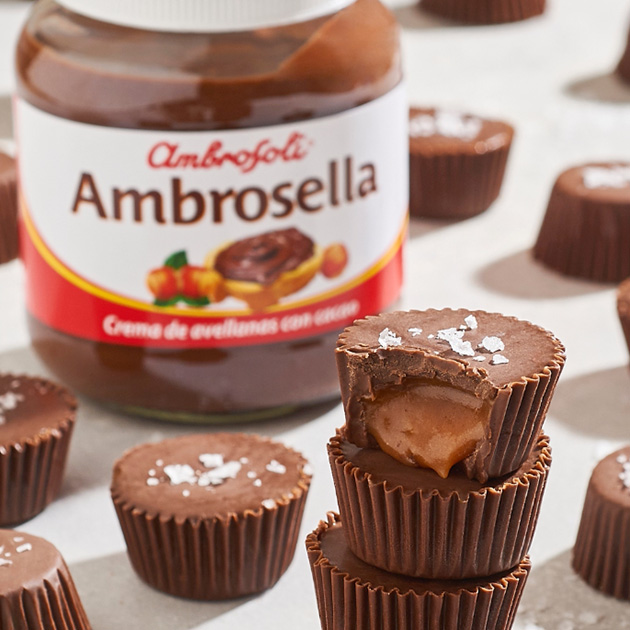 Chocolates con caramelo